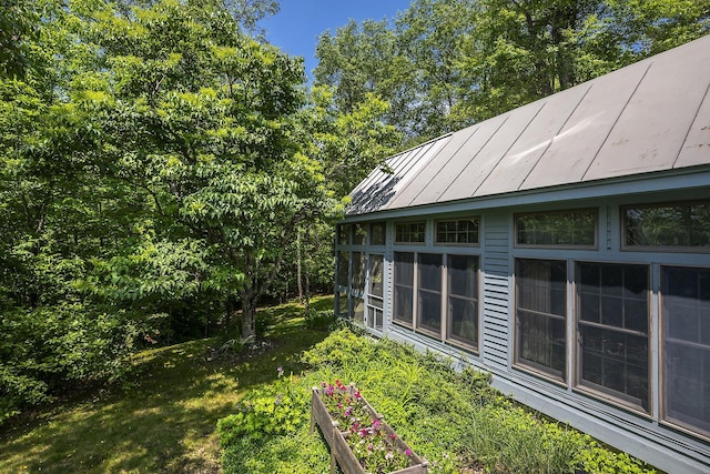 3440 Rte 44, West Windsor, VT 05037 - view of yard with a sunroom