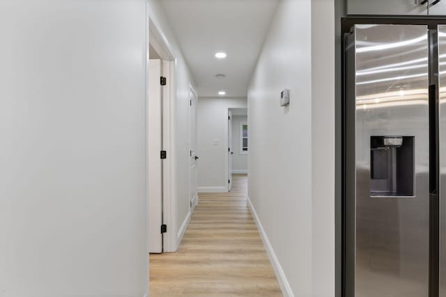 11 Bond St, Hudson, NH 03051 - corridor featuring light wood-style flooring and recessed lighting