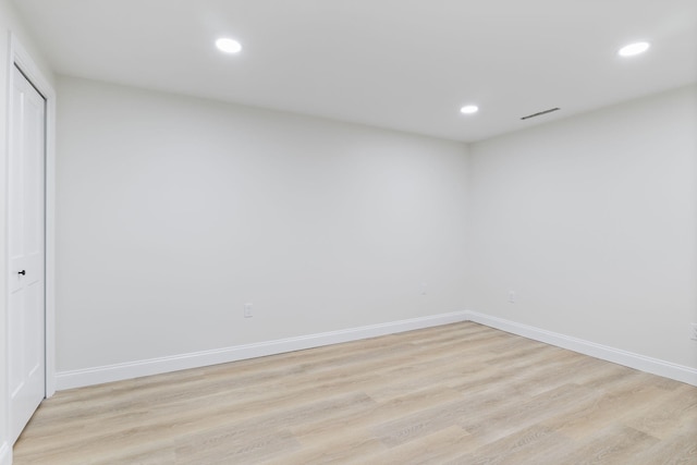 11 Bond St, Hudson, NH 03051 - spare room featuring light wood-style floors and recessed lighting