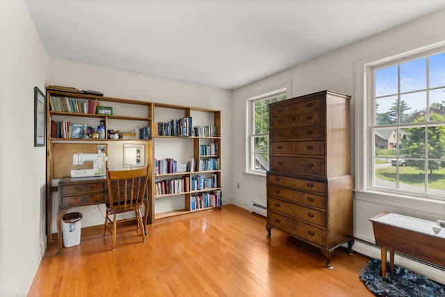9 Strout Ln, Durham, NH 03824 - office space with light wood-style floors and baseboard heating