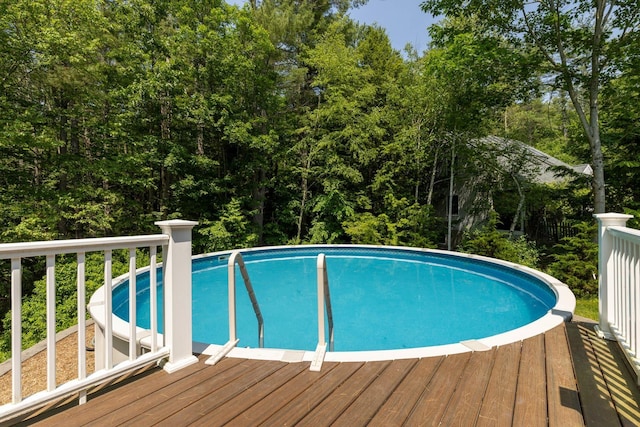 9 Strout Ln, Durham, NH 03824 - outdoor pool with a wooden deck
