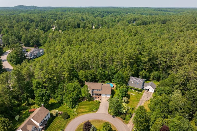 9 Strout Ln, Durham, NH 03824 - view of property location featuring a heavily wooded area