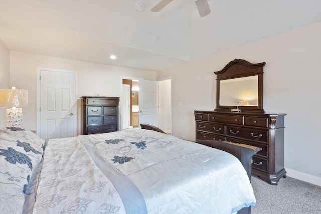 7 Partridge Cir, Salem, NH 03079 - carpeted bedroom featuring a ceiling fan and ensuite bathroom