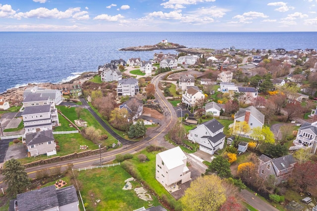 154 Cycad Ave, York, ME 03909 - aerial overview of property's location featuring a large body of water and nearby suburban area