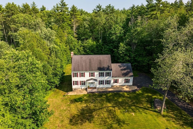 23 Stone Farm Rd, Barrington, NH 03825 - view from above of property with a forest