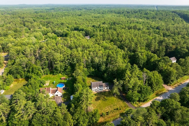 23 Stone Farm Rd, Barrington, NH 03825 - aerial overview of property's location featuring a heavily wooded area