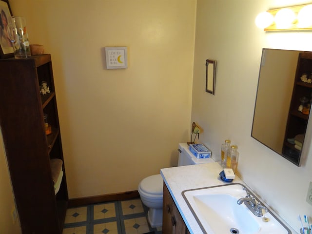 2505 County Rd, Windsor, VT 05089 - bathroom featuring vanity and tile patterned floors