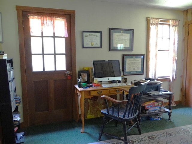 2505 County Rd, Windsor, VT 05089 - office area featuring carpet floors