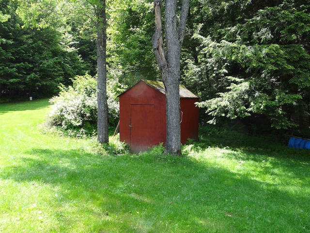 2505 County Rd, Windsor, VT 05089 - view of shed featuring a wooded view