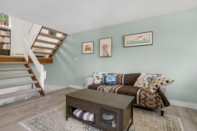 31 Eastside Ln Unit 8, Francestown, NH 03043 - living area with wood finished floors and stairs