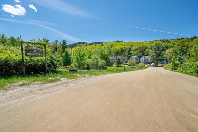 31 Eastside Ln Unit 8, Francestown, NH 03043 - view of dirt / gravel road with a wooded view