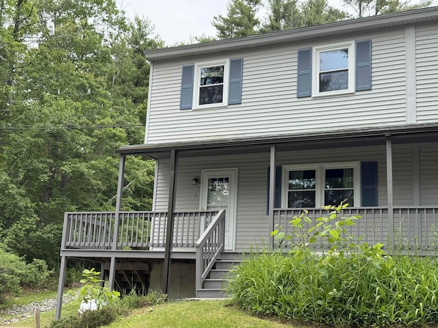 18 Gould Ave Unit 1, Meredith, NH 03253 - view of front of house with a porch