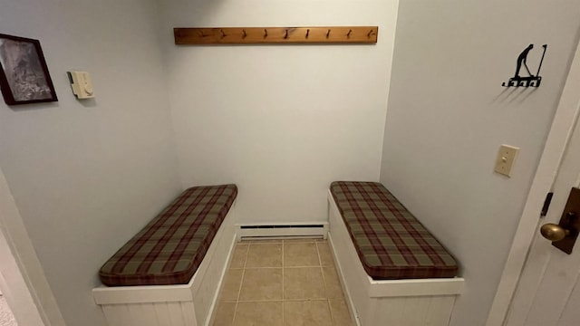 248 Club Sugarbush Ext Unit 18, Warren, VT 05674 - mudroom featuring a baseboard heating unit and light tile patterned flooring