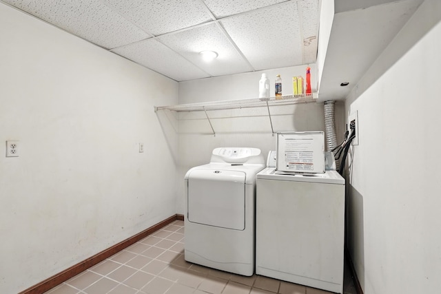 20 Edward Dr, Concord, NH 03301 - washroom with separate washer and dryer and baseboards