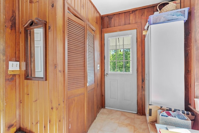 2 Brown Rd, Windham, NH 03087 - doorway featuring wood walls