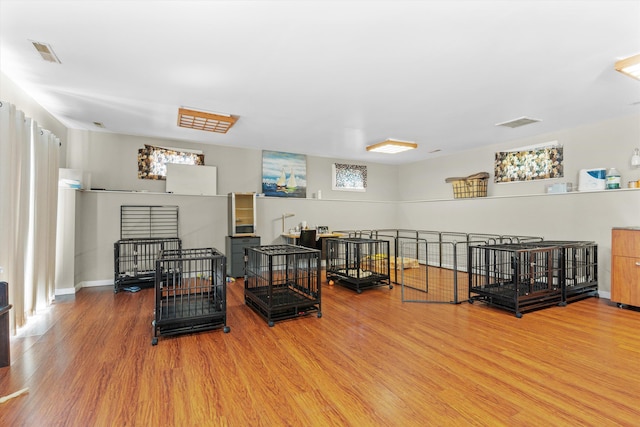 2 Brown Rd, Windham, NH 03087 - living area with wood finished floors and an upstairs landing