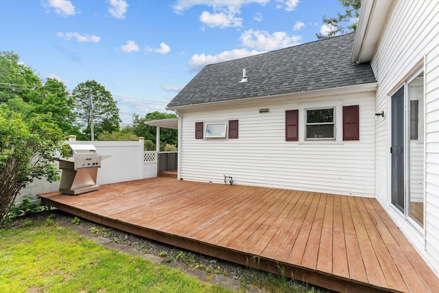 2 Brown Rd, Windham, NH 03087 - wooden terrace featuring area for grilling