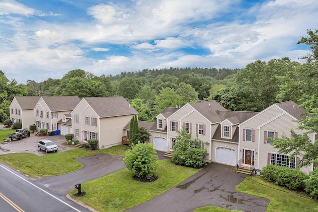 69A Windham Rd Unit A, Hudson, NH 03051 - aerial perspective of suburban area featuring a forest