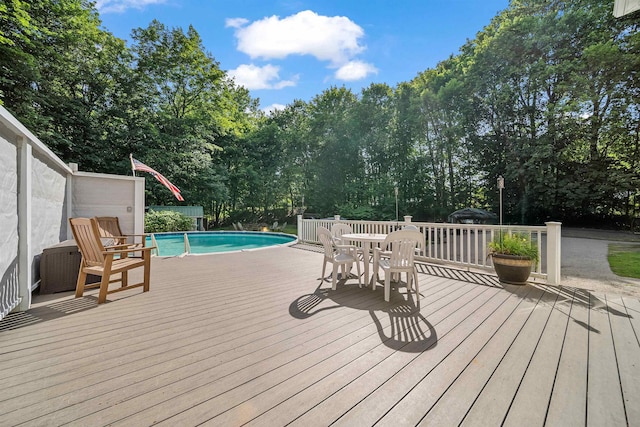 12 Lawrence St, Derry, NH 03038 - wooden terrace featuring view of scattered trees