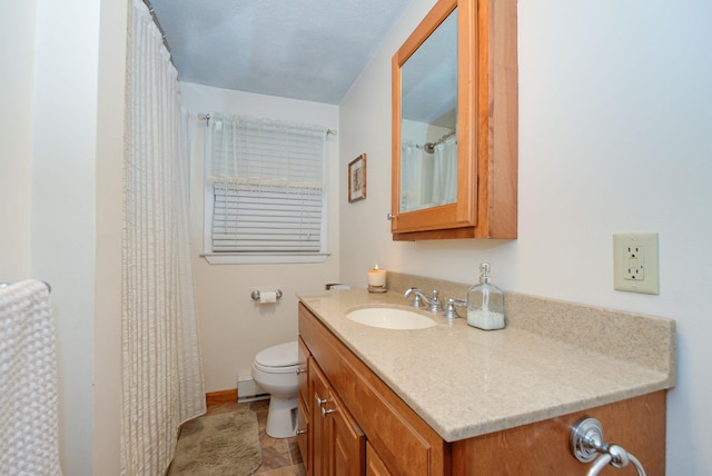 27 Meisner Rd, Salem, NH 03079 - bathroom featuring vanity and baseboard heating