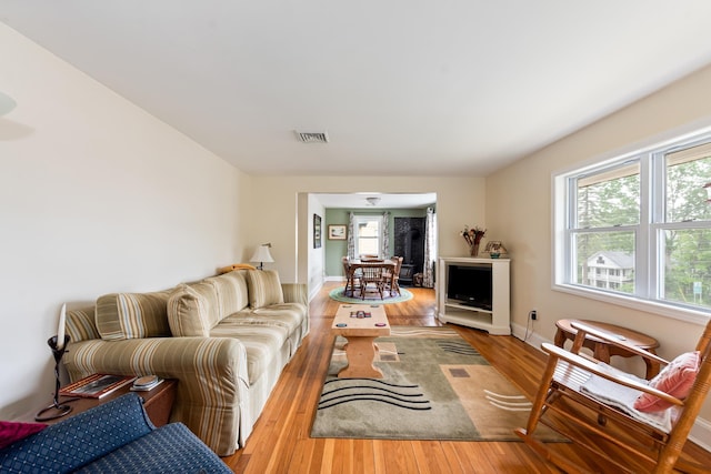 10 Prospect St, Bristol, NH 03222 - living area featuring light wood-style flooring