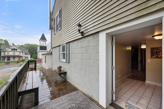 10 Prospect St, Bristol, NH 03222 - view of wooden terrace