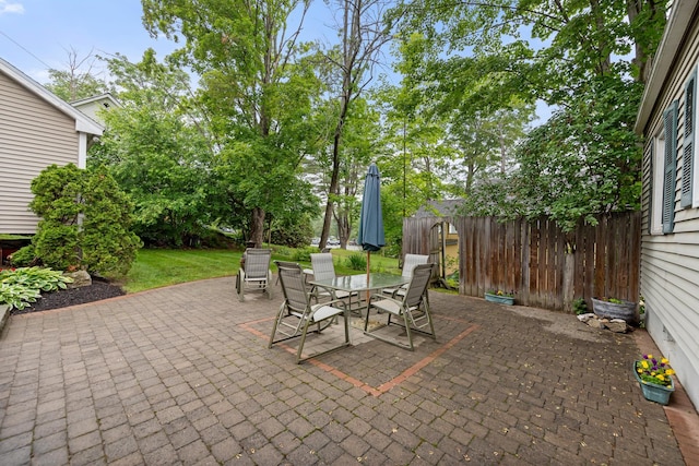 10 Prospect St, Bristol, NH 03222 - view of patio / terrace with outdoor dining space