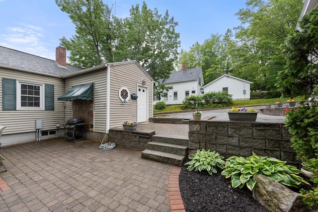 10 Prospect St, Bristol, NH 03222 - view of patio / terrace with a grill