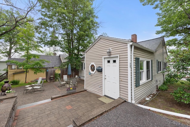10 Prospect St, Bristol, NH 03222 - view of outdoor structure featuring outdoor dining space