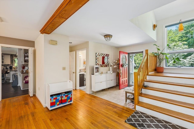 10 Cranberry Rd, Keene, NH 03431 - stairs with hardwood / wood-style flooring