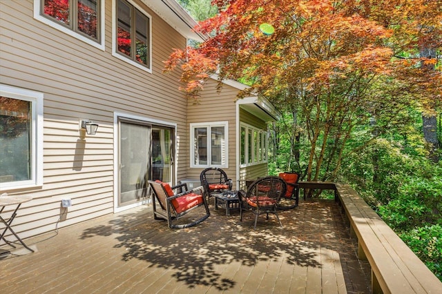 10 Cranberry Rd, Keene, NH 03431 - wooden deck with an outdoor living space