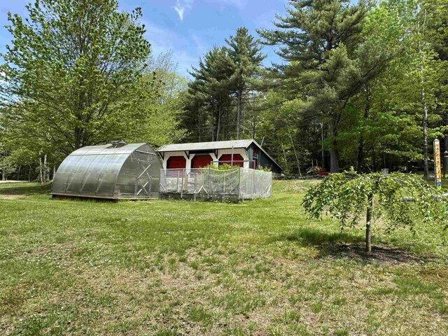 197 Circuit Rd, Ossipee, NH 03864 - view of greenhouse with a yard