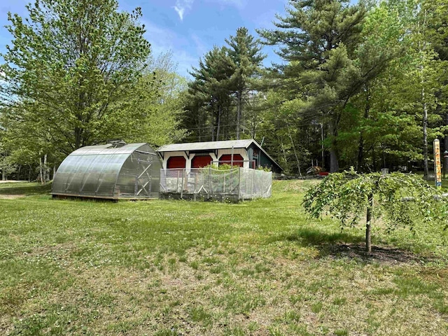 197 Circuit Rd, Ossipee, NH 03864 - view of greenhouse with a yard