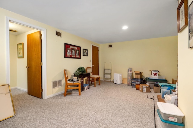 46 Pine Meadows Dr, Exeter, NH 03833 - sitting room featuring carpet flooring and recessed lighting