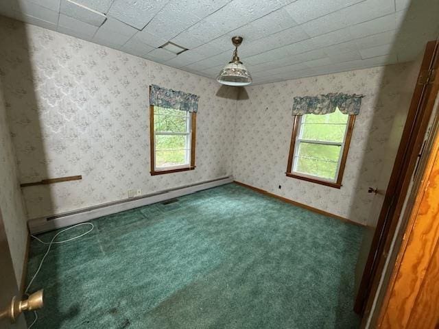 224 E Dunbarton Rd, Goffstown, NH 03045 - spare room with carpet flooring and baseboard heating