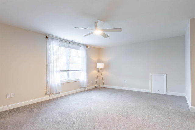 21 Catesby Ln, Londonderry, NH 03053 - carpeted spare room featuring a ceiling fan and baseboards