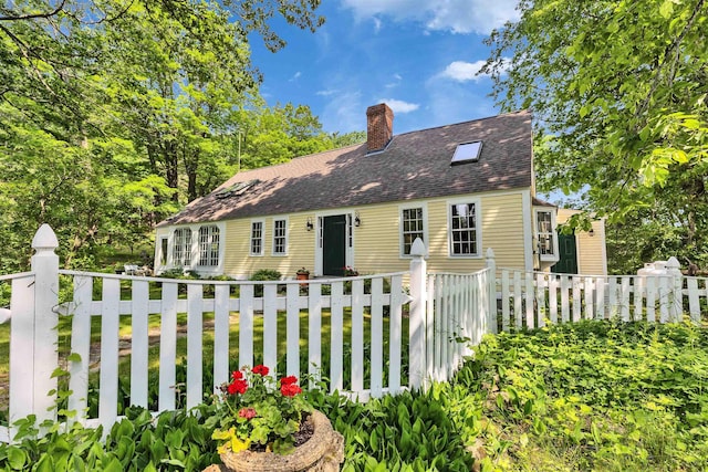 133 Hay Hill Rd, Francestown, NH 03043 - cape cod house with a chimney and a shingled roof