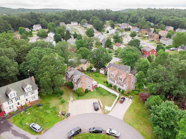 5 Gayle Dr Unit L, Derry, NH 03038 - aerial perspective of suburban area featuring a heavily wooded area