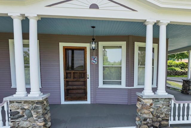 3 Fisher Pl, Claremont, NH 03743 - entrance to property featuring covered porch
