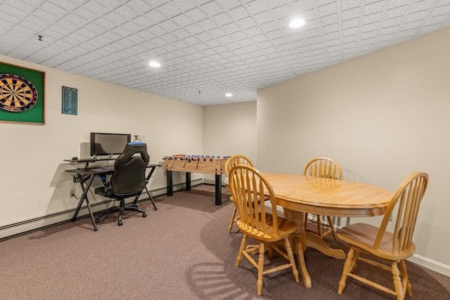 111 Katie Ln, Dover, NH 03820 - carpeted dining room featuring recessed lighting and baseboards