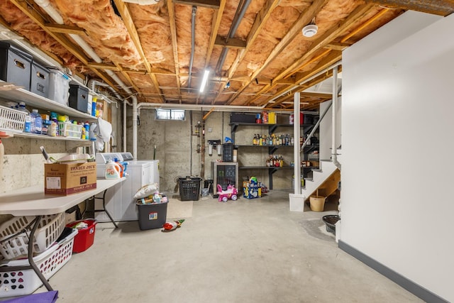 111 Katie Ln, Dover, NH 03820 - basement with separate washer and dryer