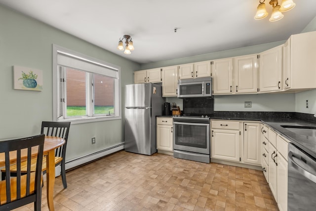 111 Katie Ln, Dover, NH 03820 - kitchen featuring stainless steel appliances and white cabinets