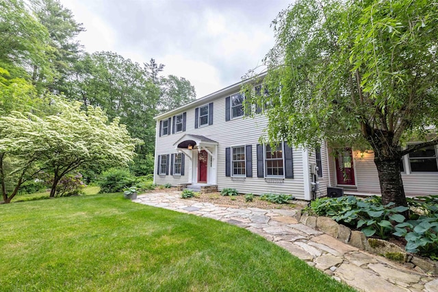 146 Old Sandown Rd, Chester, NH 03036 - colonial inspired home featuring a front yard