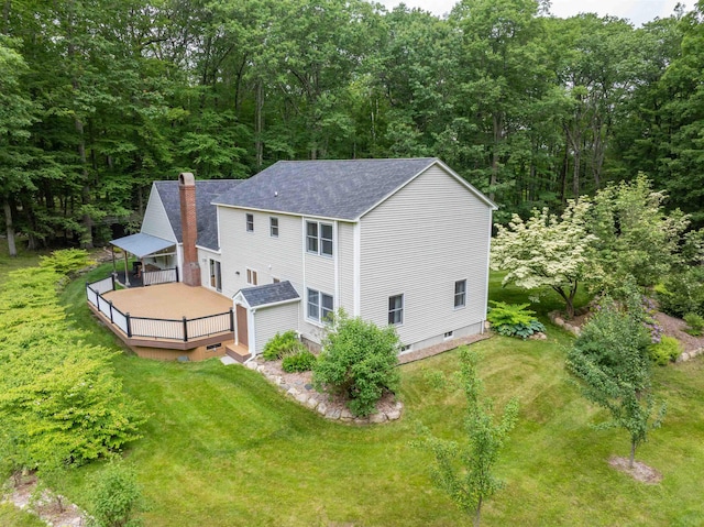 146 Old Sandown Rd, Chester, NH 03036 - view from above of property