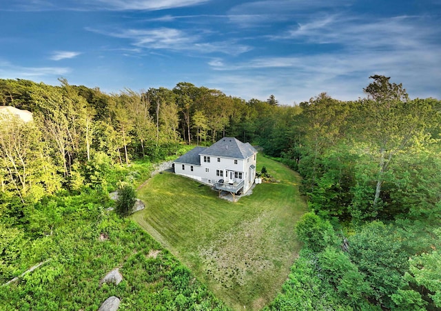 27 Westbrook Dr, New Ipswich, NH 03071 - aerial view of property and surrounding area with a forest