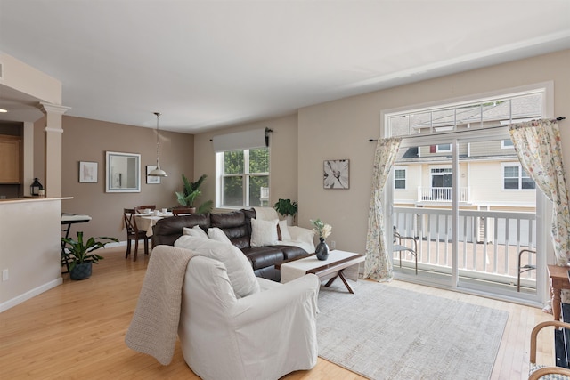 67 Pearl St Unit 8, Essex Junction, VT 05452 - living room with light wood-style flooring