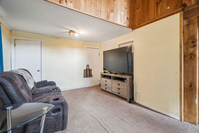 11 Providence Ave, Claremont, NH 03743 - living area with light carpet and crown molding