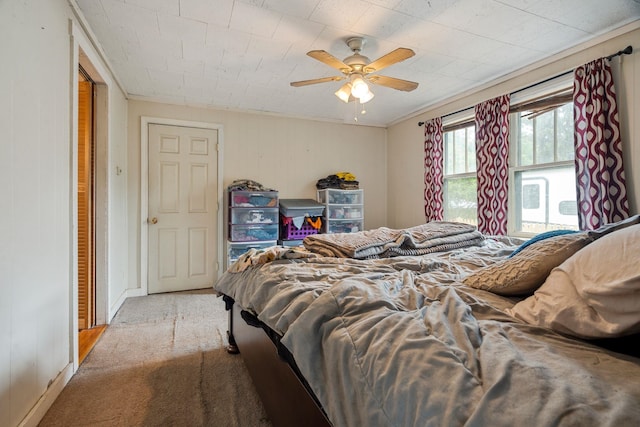 11 Providence Ave, Claremont, NH 03743 - bedroom featuring carpet floors and a ceiling fan