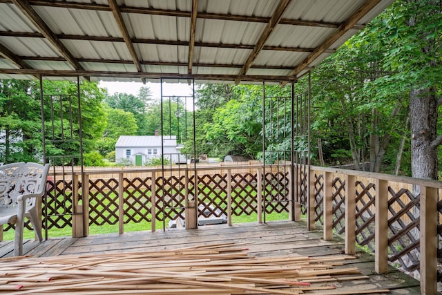 11 Providence Ave, Claremont, NH 03743 - view of deck