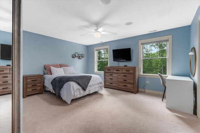 74 Settlers Ct, Bedford, NH 03110 - bedroom with carpet flooring and a ceiling fan